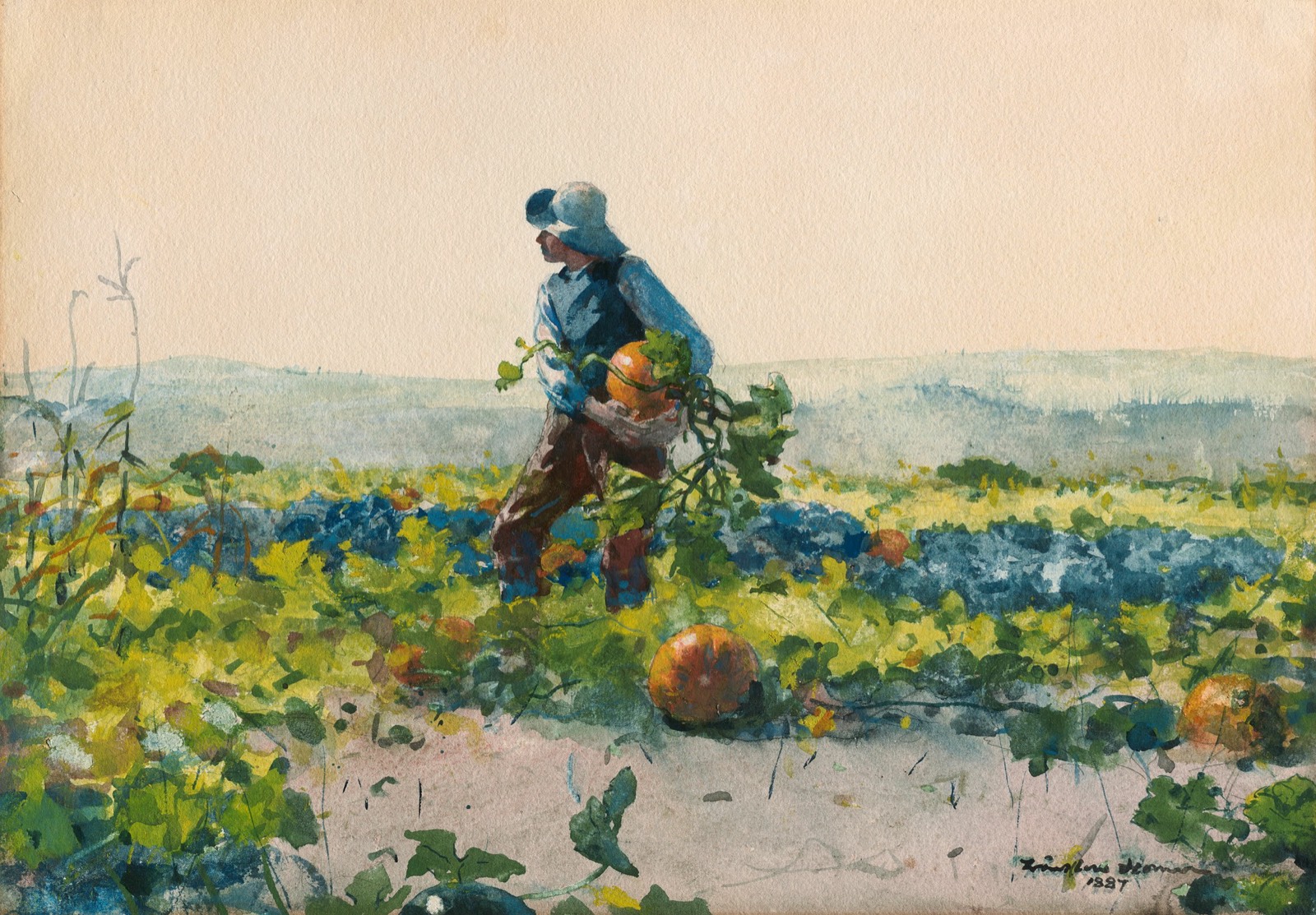 Classic painting used as the article cover