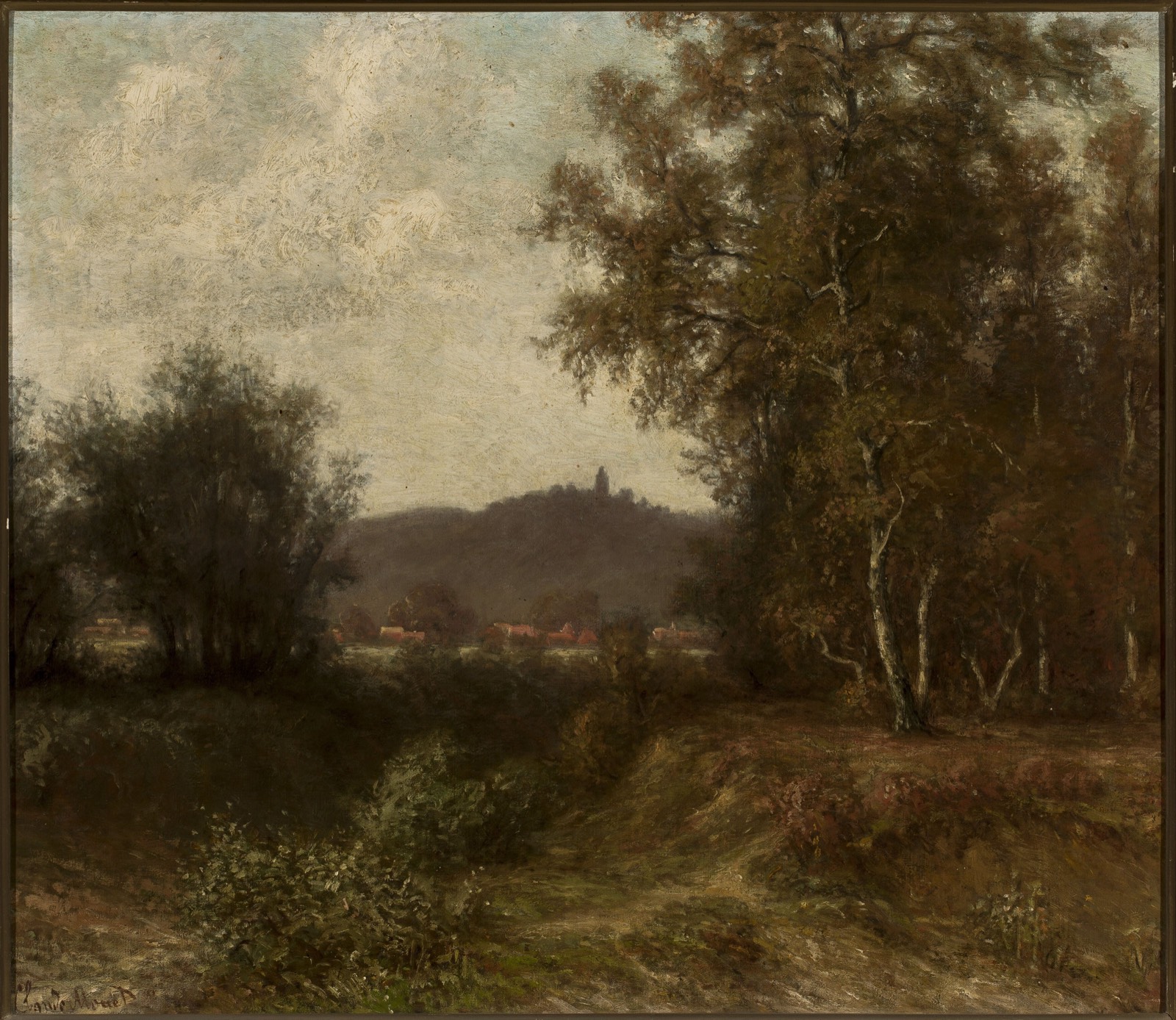 Claude Monet - Countryside landscape with trees - M.Ob.2070 MNW - National Museum in Warsaw
