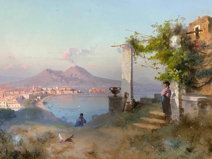 Classic painting used as the article cover