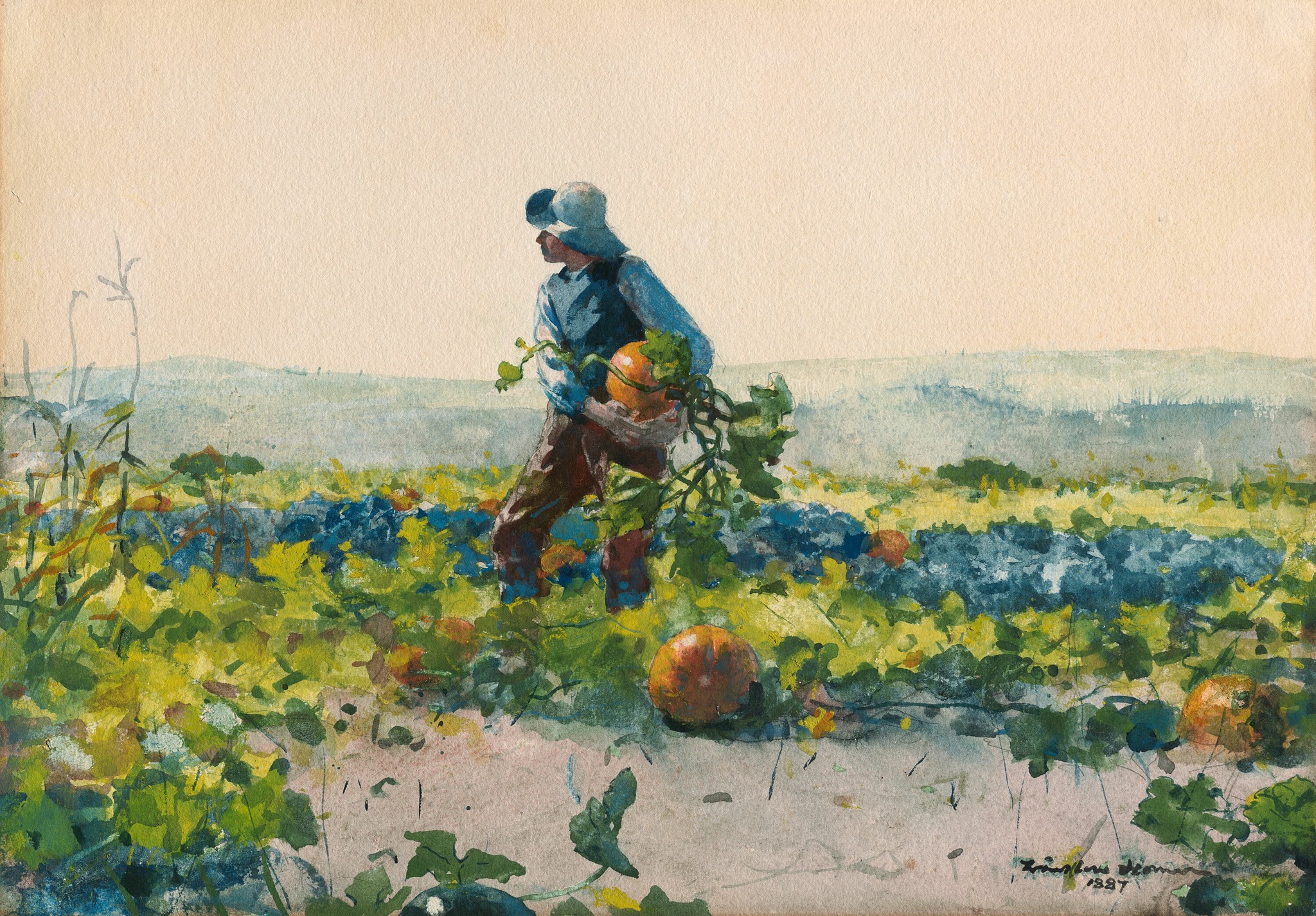 Classic painting used as the article cover