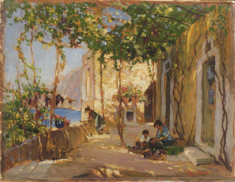 Classic painting used as the article cover
