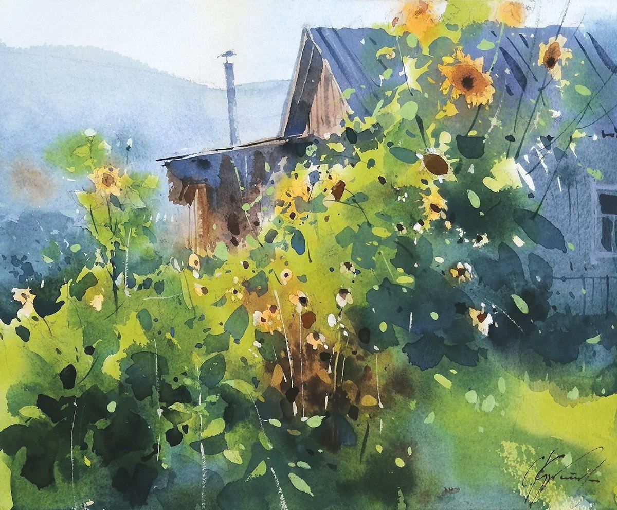 Classic painting used as the article cover