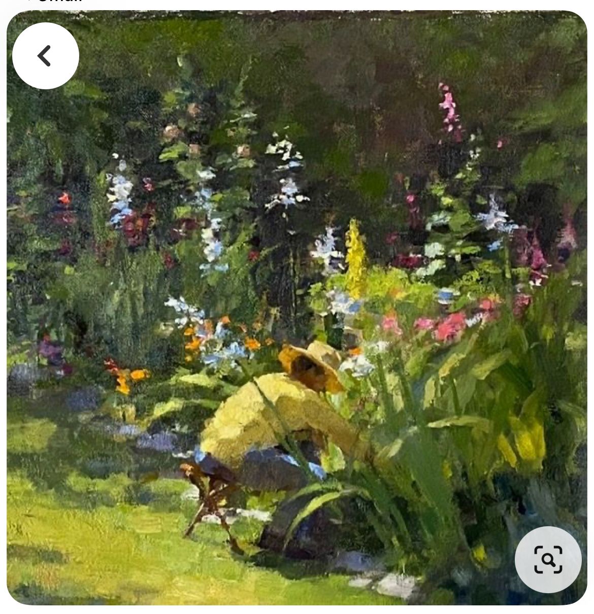Classic painting used as the article cover