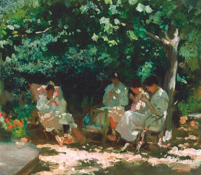 Classic painting used as the article cover