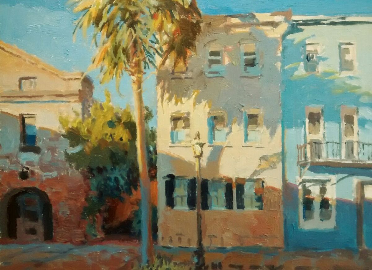 Classic painting used as the article cover