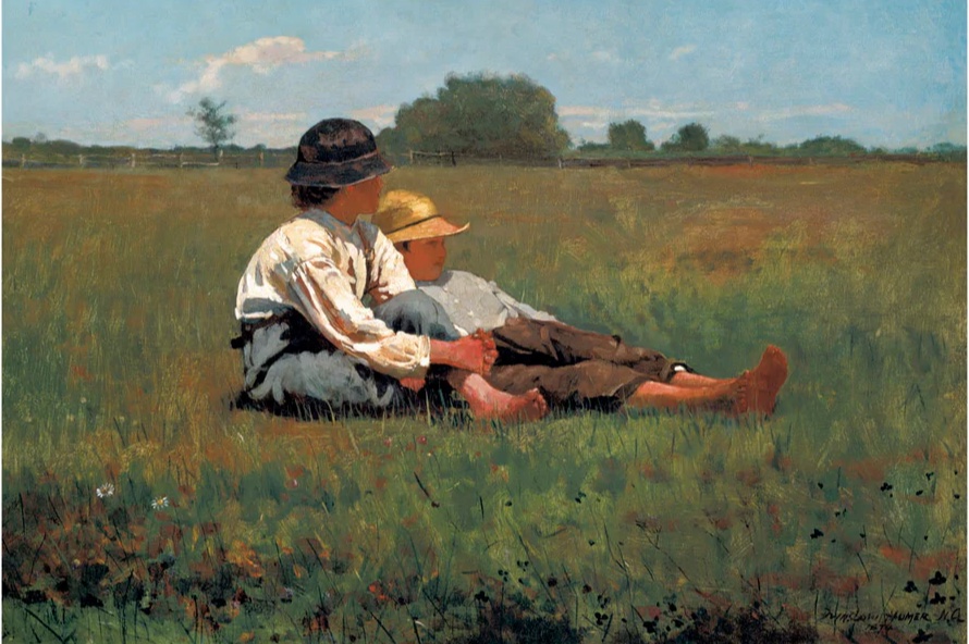 Classic painting used as the article cover