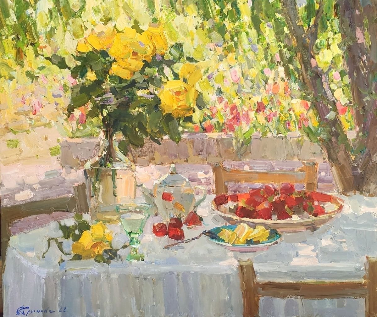 Classic painting used as the article cover